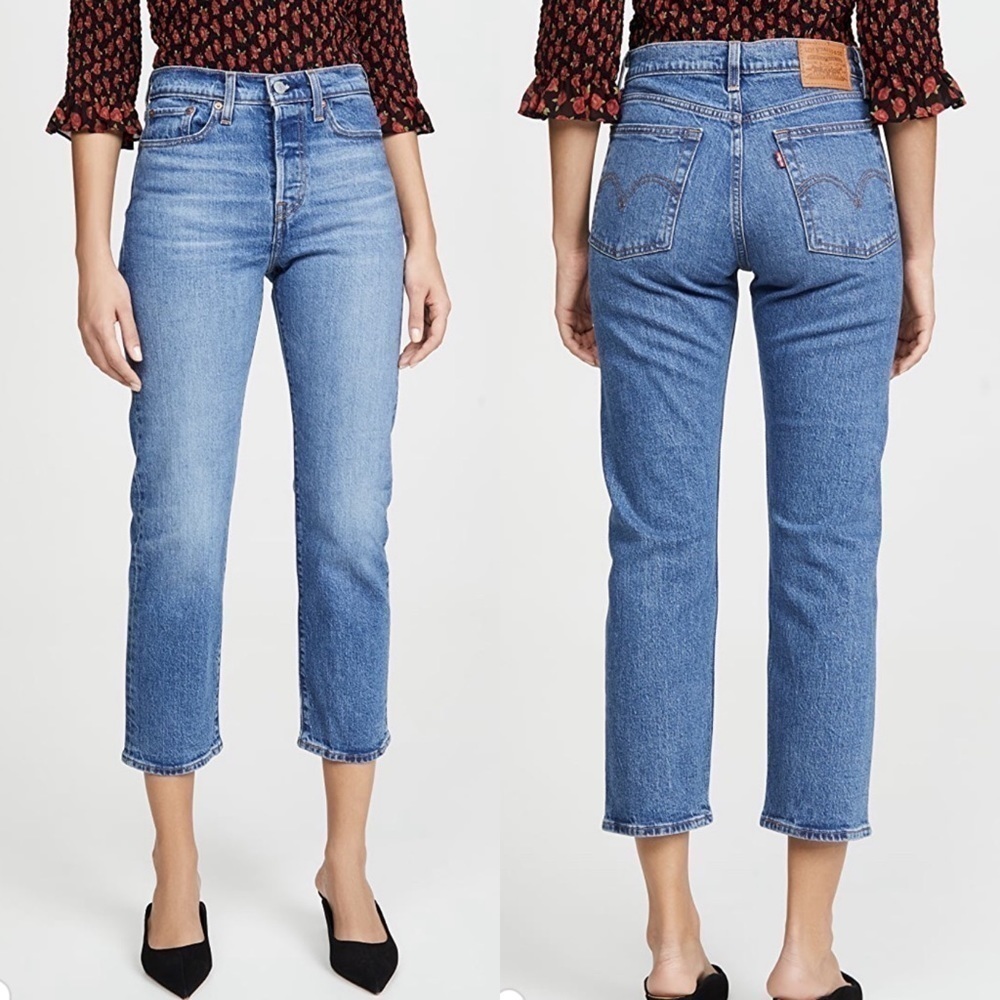 Levi's Wedgie Straight Jeans in Jive Sound Blue Size 26